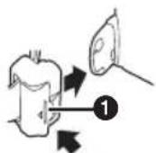 PANASONIC NV-GS250GC - To restore the strap to the grip belt - 1