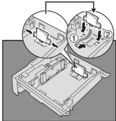 PANASONIC Panafax UF-8300 - Umstellen der Papierführung von A4 auf Letter - 3