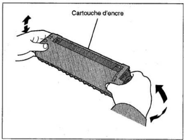 PANASONIC Panafax UF-755 - Installation de la cartouche d'encre - 1