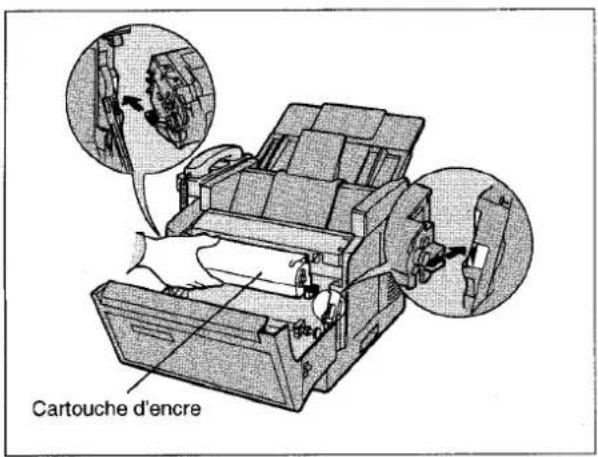 PANASONIC Panafax UF-755 - Installation de la cartouche d'encre - 3
