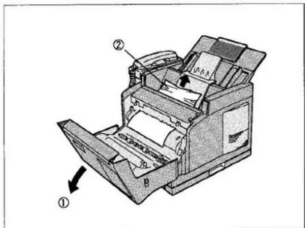 PANASONIC Panafax UF-755 - Pour supprimer un bourrage de papier désigné par le code d'information 003 - 1