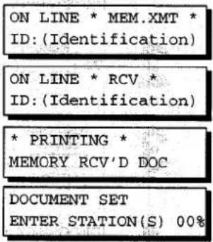 PANASONIC Panafax UF-755 - Réservation de transmission de documents mis en mémoire (opérations simultanées) - 1