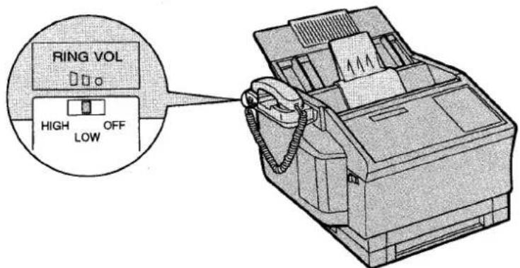 PANASONIC Panafax UF-755 - Volume de la sonnerie - 1