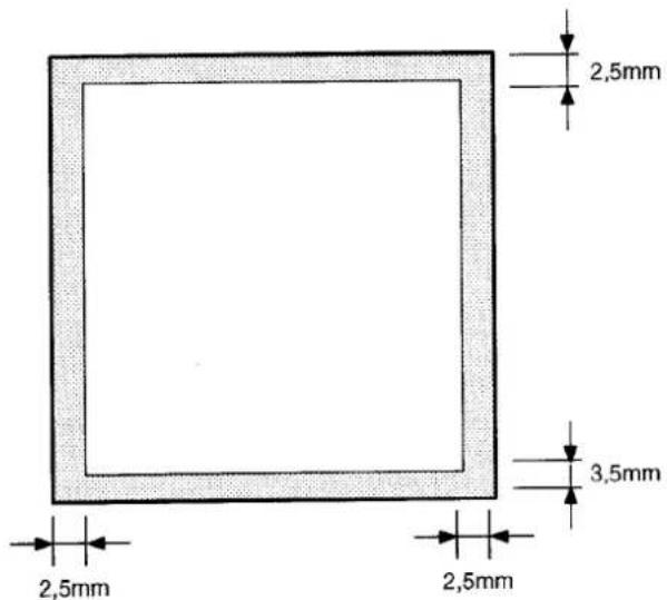 PANASONIC Panafax UF-755 - Marges d'impression - 1