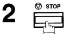 PANASONIC Panafax UF-755 - Pour annuler la réservation de transmission directe - 1
