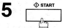 PANASONIC Panafax UF-755 - Réservation de transmission de documents mis en mémoire (opérations simultanées) - 5