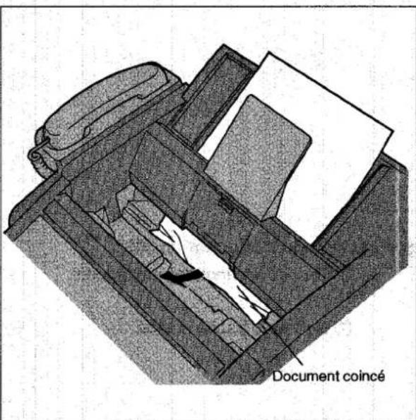 PANASONIC Panafax UF-755 - Suppression d'un bourrage de documents - 2