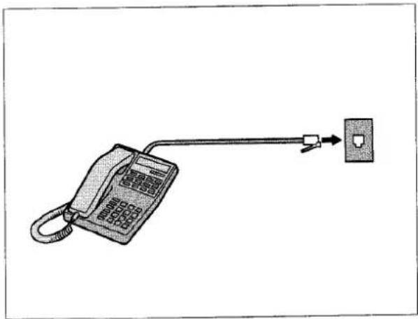 PANASONIC Panafax UF-755 - Vérification de la ligne téléphonique - 2
