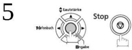 PANASONIC Panafax UF-6300 - Auswahl der Zugangsmethode (Präfix oder Suffix) - 11