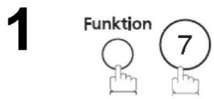 PANASONIC Panafax UF-6300 - Freigeben der Fax-Parametereinstellungen bei eingestelltem Fax-Sperrcode - 1