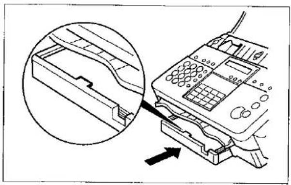 PANASONIC Panafax UF-332 - How to Load the Recording Paper - 4