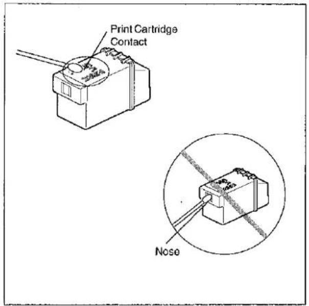 PANASONIC Panafax UF-332 - Cleaning the Print Cartridge Contact - 1