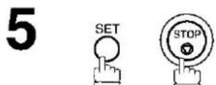 PANASONIC Panafax UF-332 - Setting Your Character ID - 8