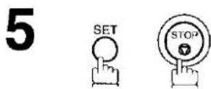 PANASONIC Panafax UF-332 - Setting Your ID Number (Fax Telephone Number) - 4