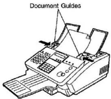 PANASONIC Panafax UF-332 - How to Load Documents - 1