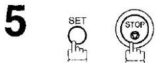 PANASONIC Panafax UF-332 - Setting the RCV To Memory Password - 5