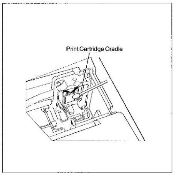 PANASONIC Panafax UF-332 - Cleaning the Print Cartridge Contact - 3
