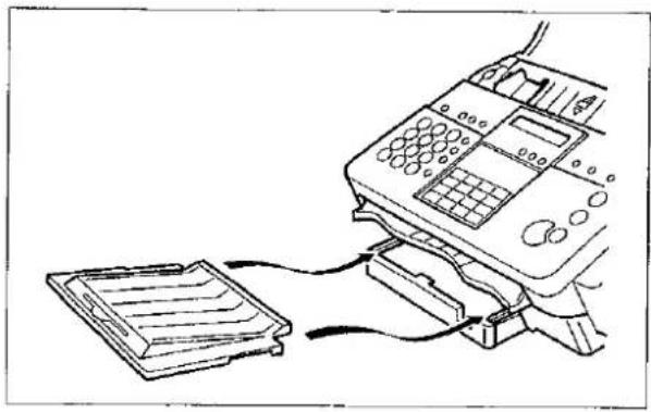 PANASONIC Panafax UF-332 - How to Load the Recording Paper - 6