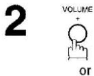 PANASONIC Panafax UF-332 - Setting the Monitor Volume - 3