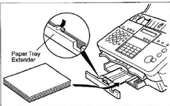 PANASONIC Panafax UF-332 - How to Load the Recording Paper - 2