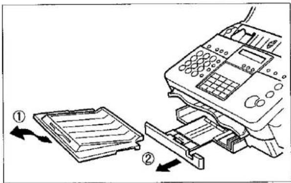 PANASONIC Panafax UF-332 - How to Load the Recording Paper - 1