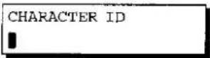 PANASONIC Panafax UF-332 - Setting Your Character ID - 6