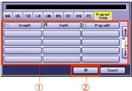 PANASONIC DP-C322 - Editing a Group Dialling - 4