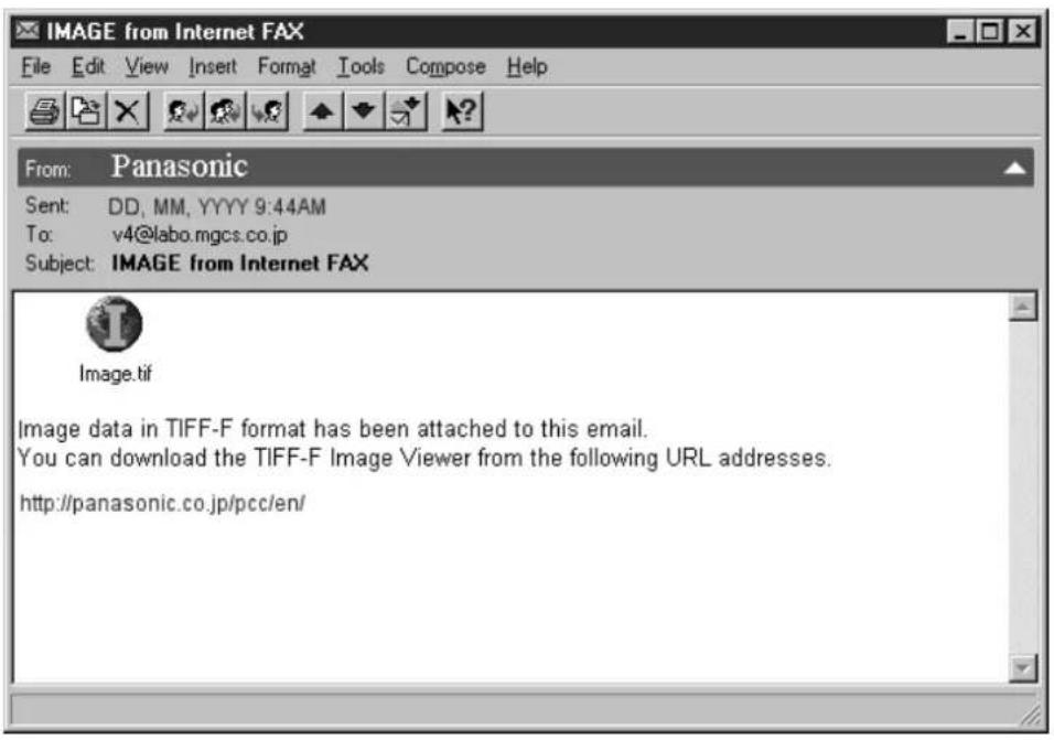 PANASONIC DP-C322 - Opening Email - 1