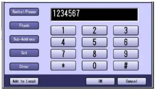 PANASONIC DP-C322 - Manual Dialling - 2
