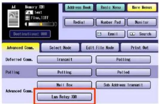 PANASONIC DP-C322 - Relayed Transmission from Internet Fax - 3
