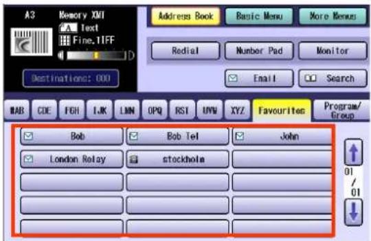 PANASONIC DP-C322 - Set an Email address. - 1