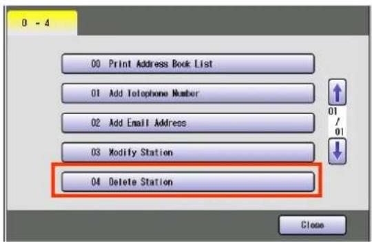 PANASONIC DP-C322 - Deleting a Destination from Address Book - 3
