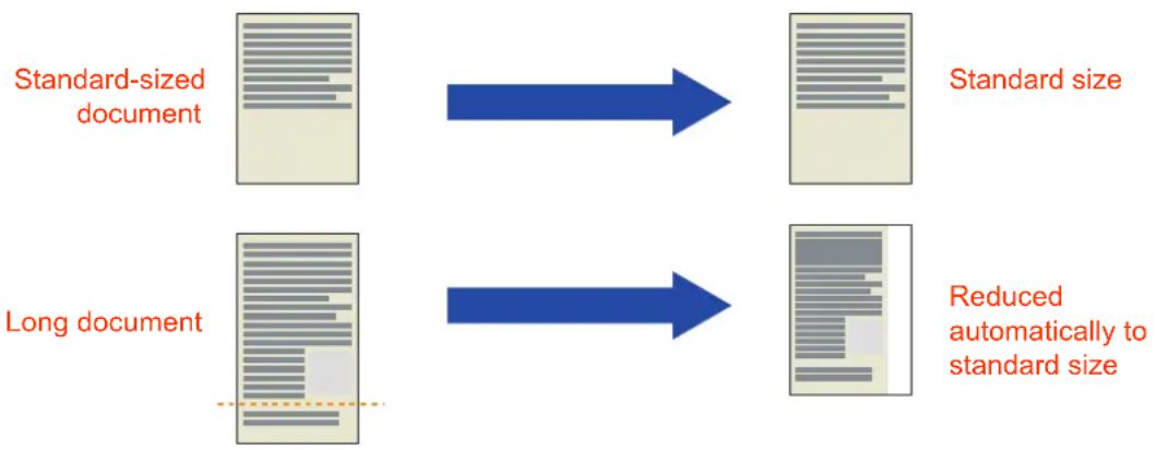 PANASONIC DP-C322 - ■ When Print Reduction is set to "Auto" - 1
