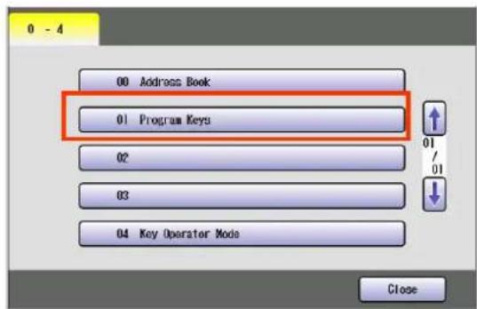 PANASONIC DP-C322 - Deleting the Program Key setting - 2
