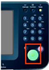 PANASONIC DP-C322 - Press the Start key. - 1