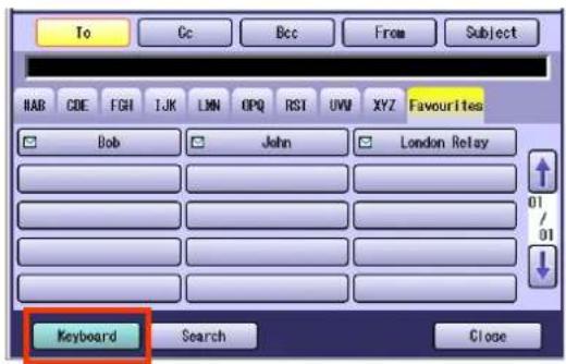PANASONIC DP-C322 - Using the Onscreen Keyboard - 2