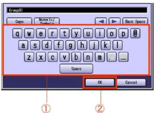 PANASONIC DP-C322 - Editing a Group Dialling - 6