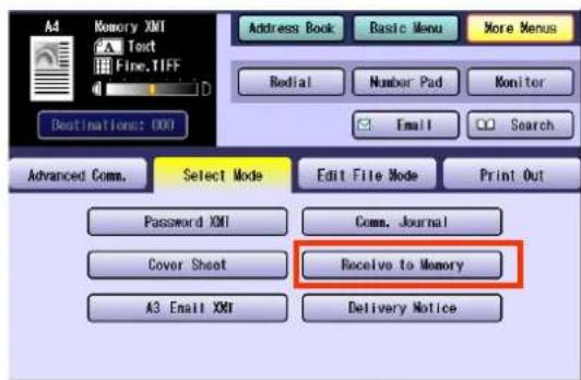 PANASONIC DP-C322 - Programming Memory Reception - 3