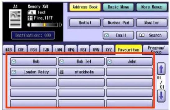 PANASONIC DP-C322 - Set an Email address. - 1