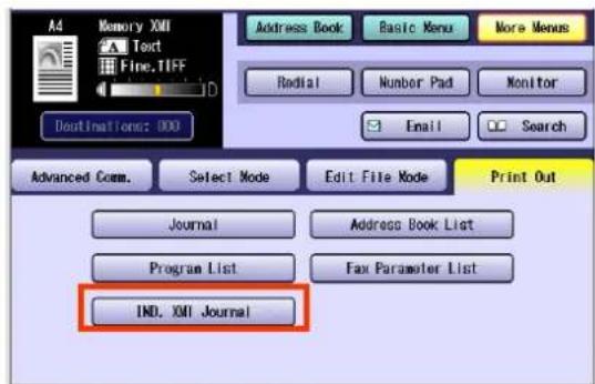 PANASONIC DP-C322 - Printing Individual XMT Journal - 3