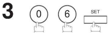 PANASONIC Panafax DX-1000 - Setting the Dialling Method (Tone or Pulse) - 3