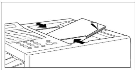 PANASONIC Panafax DX-1000 - How to Set Documents. - 1