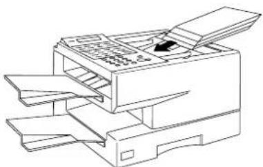 PANASONIC Panafax DX-1000 - How to Load Documents - 2