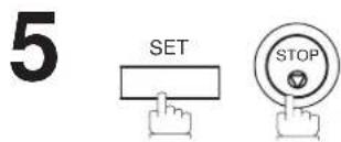 PANASONIC Panafax DX-1000 - Setting Your LOGO - 6
