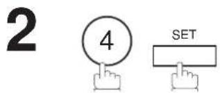 PANASONIC Panafax DX-1000 - Setting the Dialling Method (Tone or Pulse) - 2