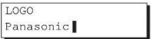 PANASONIC Panafax DX-1000 - Setting Your LOGO - 5