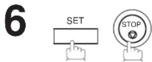 PANASONIC Panafax DX-1000 - Setting Fax Forward - 5