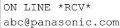 PANASONIC Panafax DX-1000 - Manual Reception from the POP Server - 6