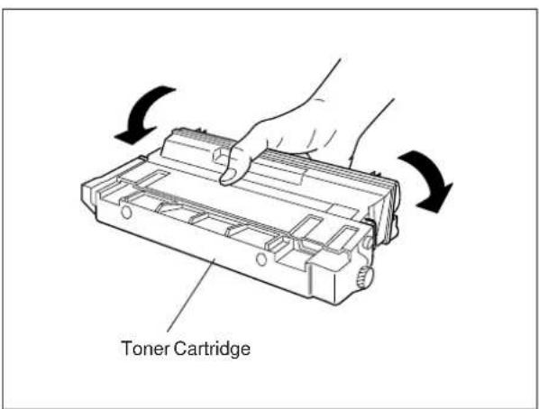PANASONIC Panafax DX-1000 - Installing the Toner Cartridge - 1