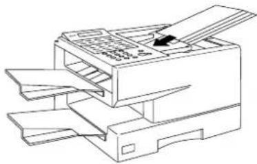 PANASONIC Panafax DX-1000 - How to Load Documents - 3